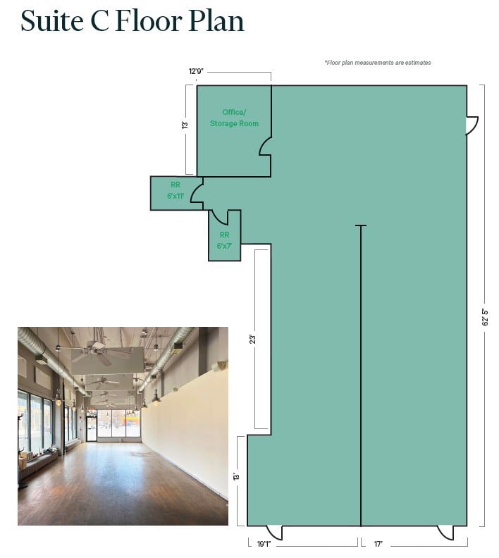 1301 Locust Street Ste C Floor Plan