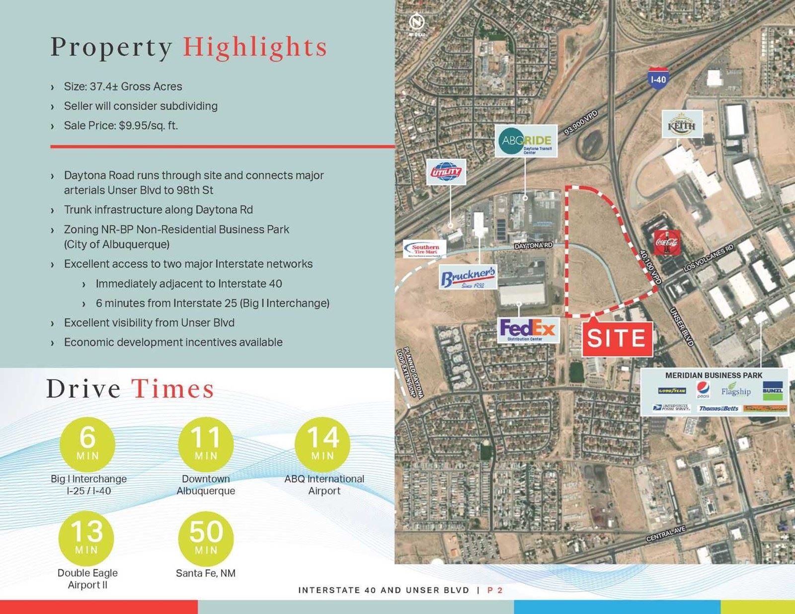 Unser and I-40 Brochure 37.4 acres 2