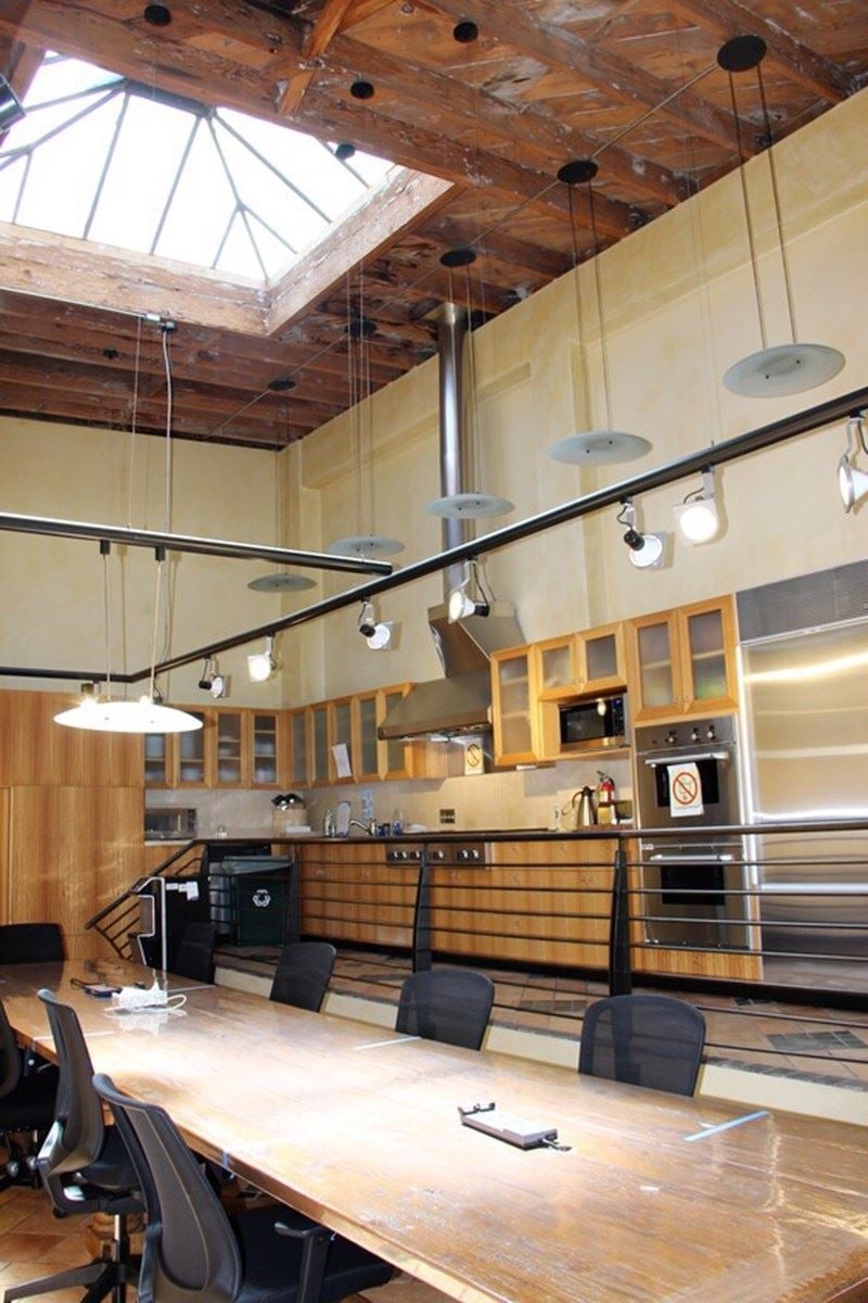 Large kitchen common area