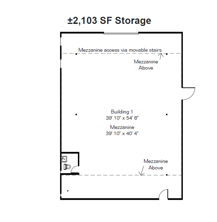 Storage Bldg Floor Plan