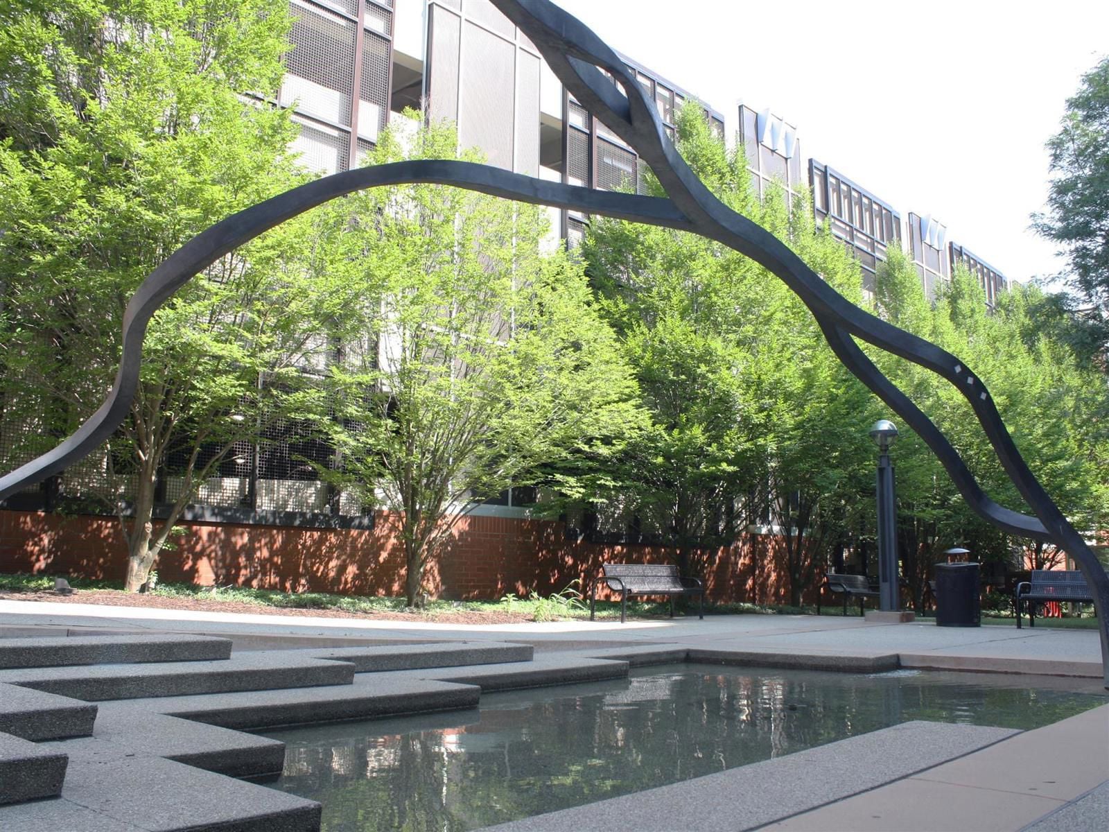 Building One courtyard