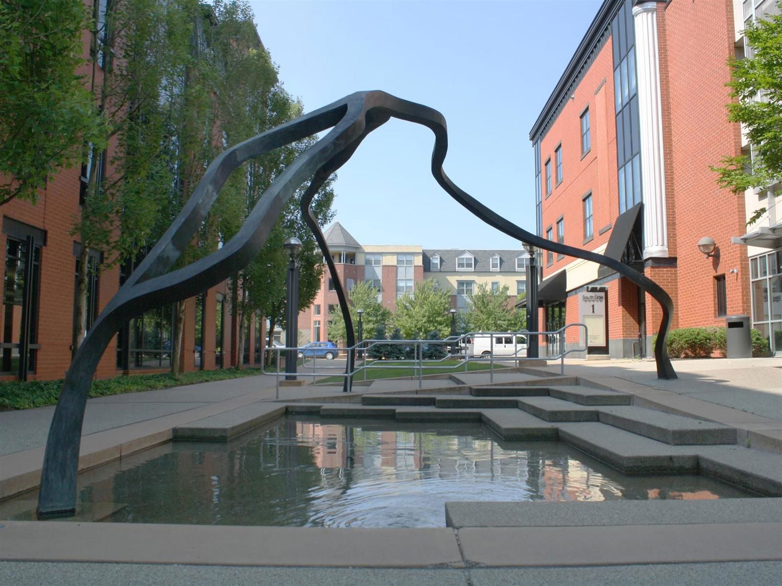 Building One courtyard