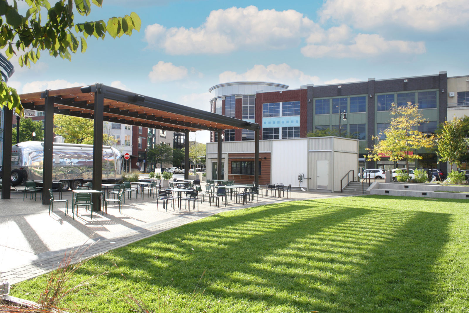 Newly completed Town Square.JPG