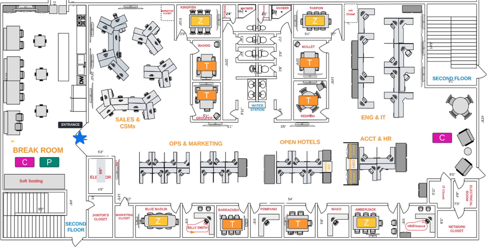 Floor Plan 2nd Floor