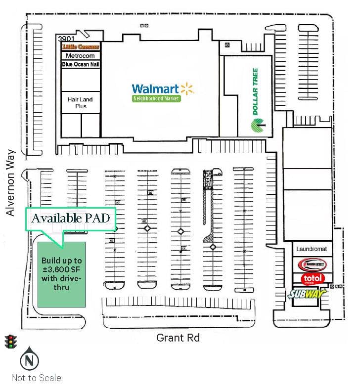 Northgate Plaza PAD Site Plan Map