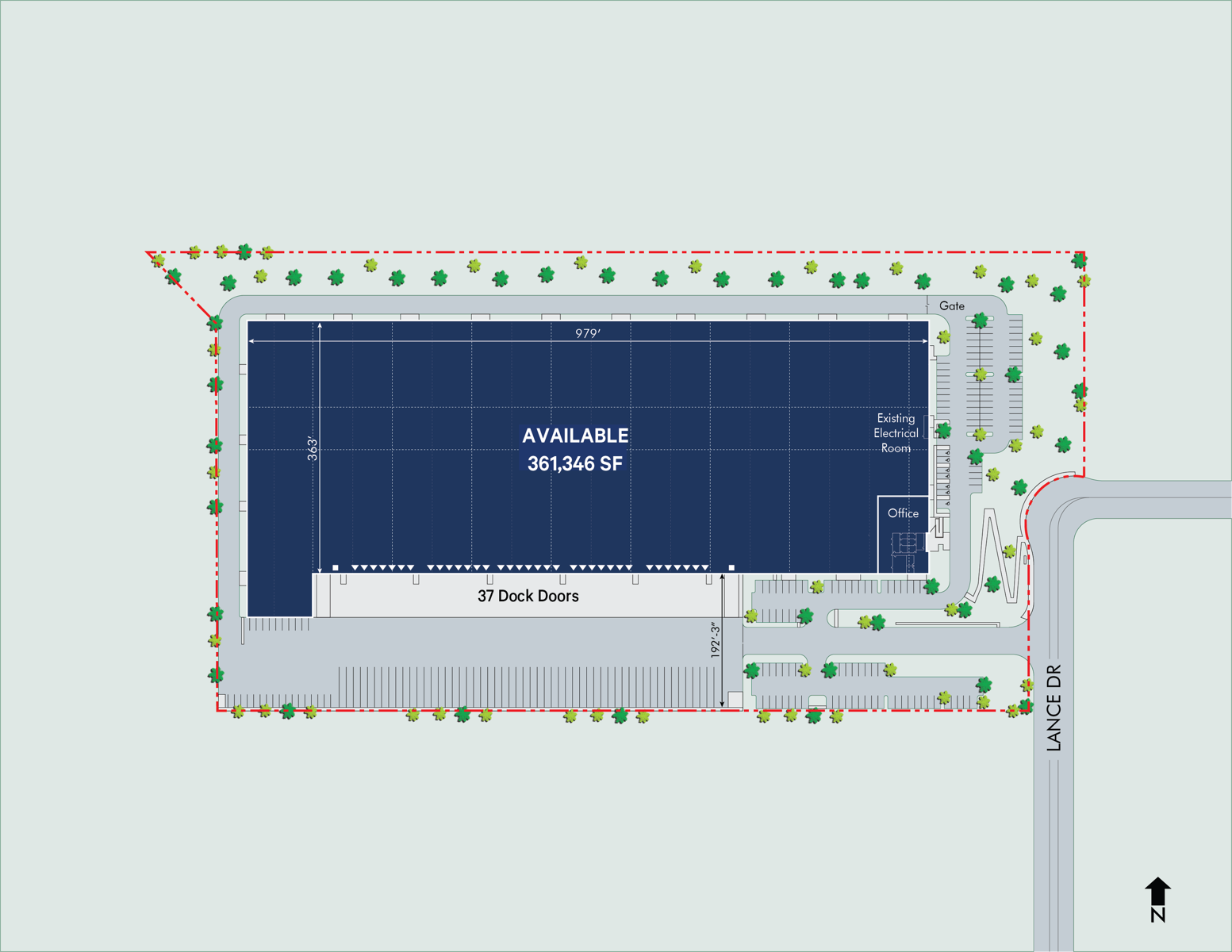6075 Lance Dr_Site Plan