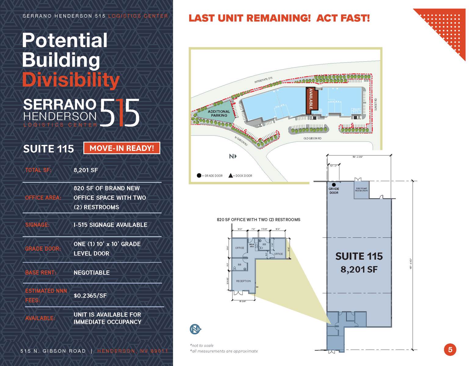 Suite 115 floorplan