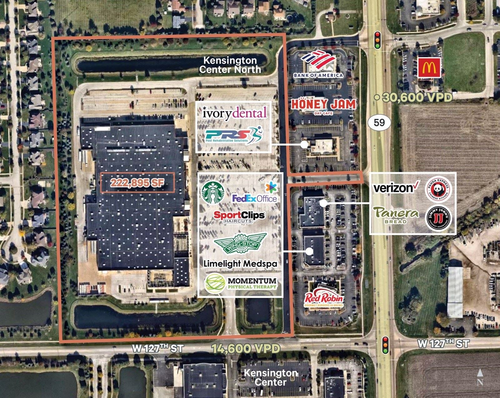 Former Walmart Plainfield Aerial