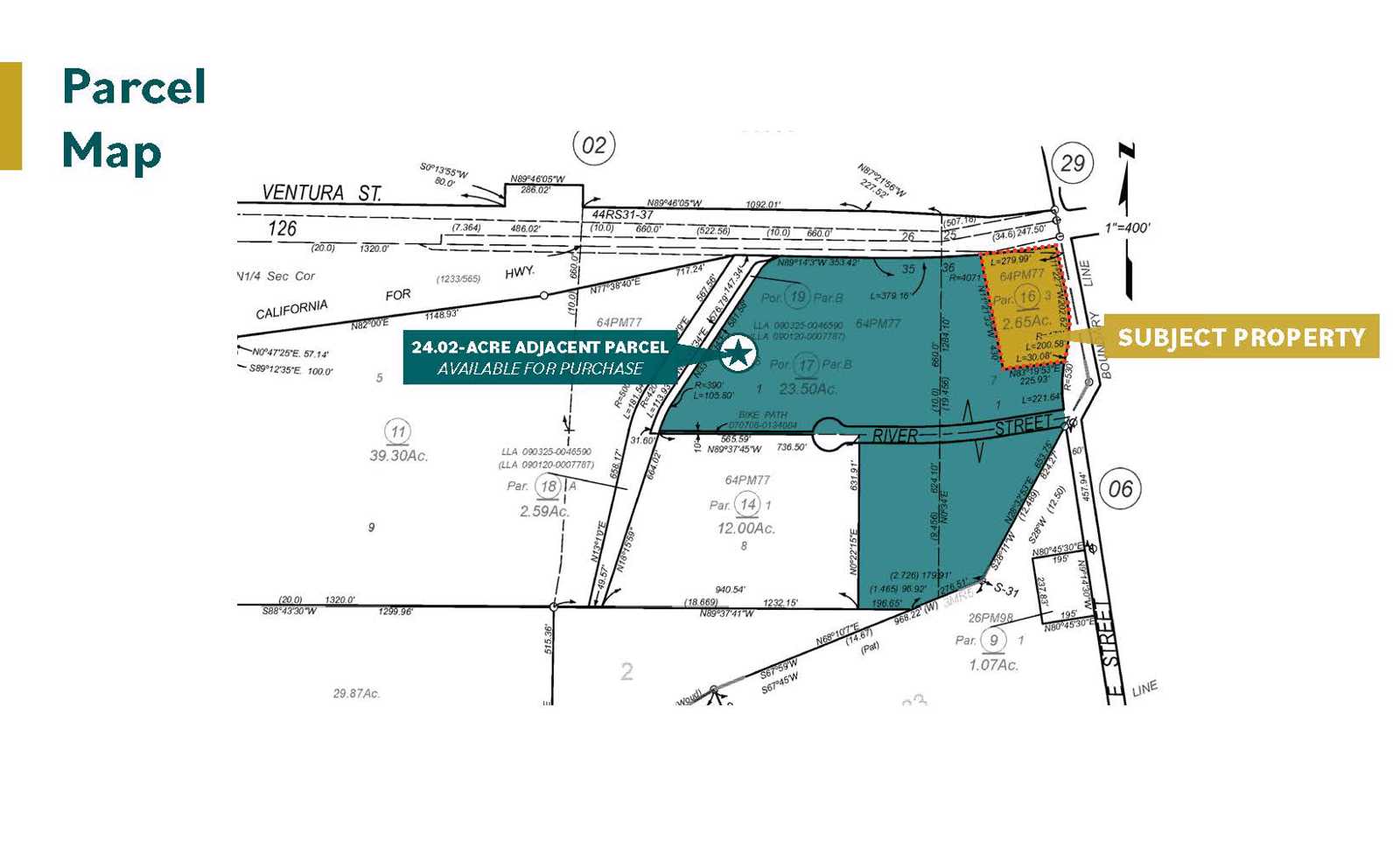 Fillmore Land 3.0 - Parcel Map