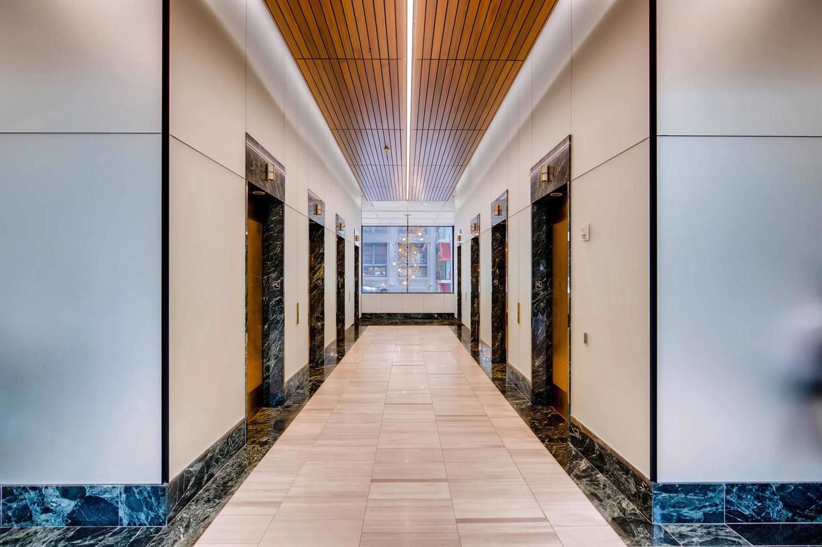 1 SW Columbia St 1st floor elevator lobby