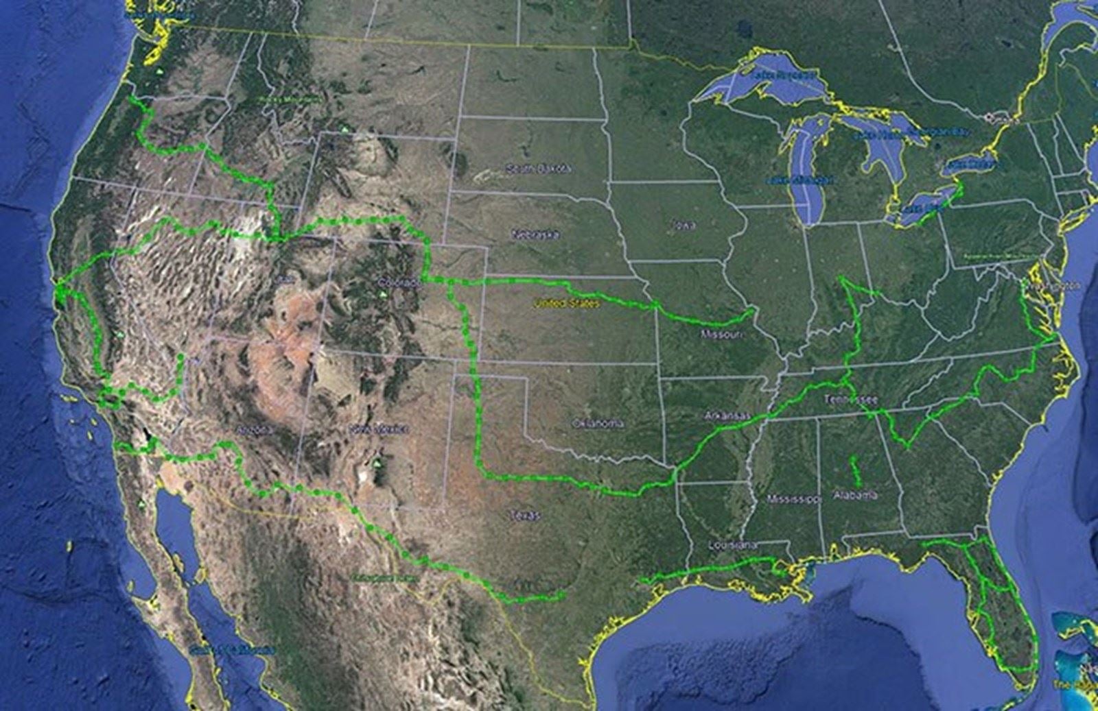 Long-Haul Dark Fiber Routes_Nationwide